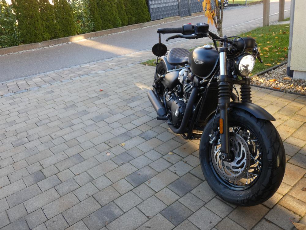 Motorrad verkaufen Triumph Bobber Black Ankauf